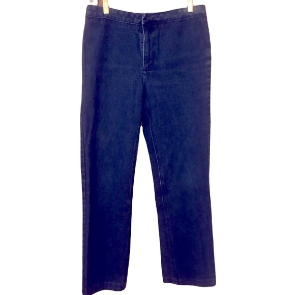 Jcrew enjoy straight leg blue jeans trouser style denim casual chic basic preppy - Picture 1 of 6